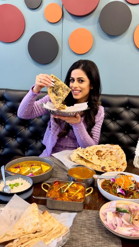 Roopsi Bansal dining at Jalwa Montclair, NJ