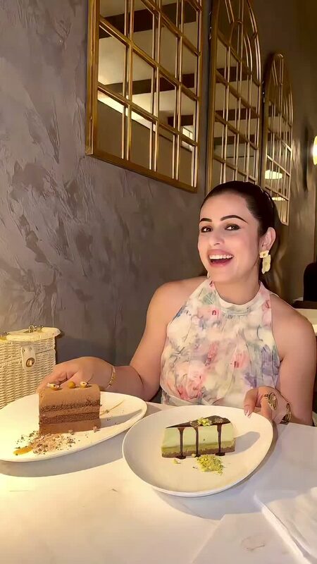 Roopsi Bansal at Reverie, a vegan restaurant in Brooklyn