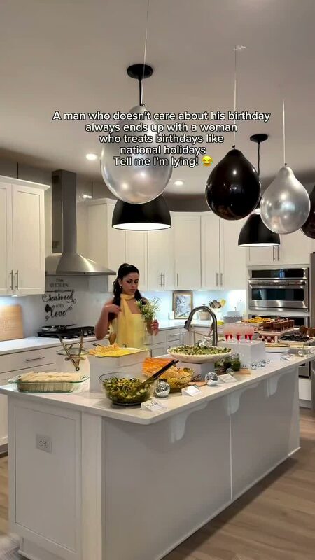 Roopsi Bansal celebrating a homemade birthday party
