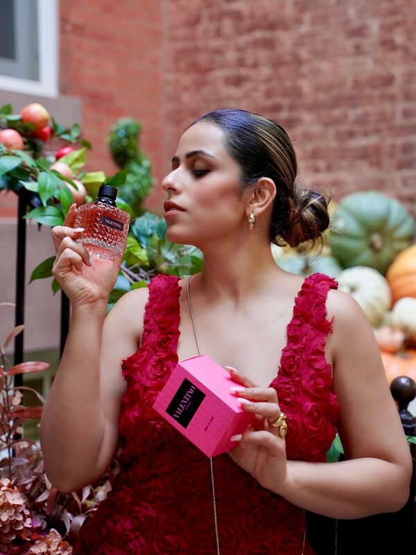 Roopsi Bansal with Valentino Beauty's Born In Roma Donna perfume