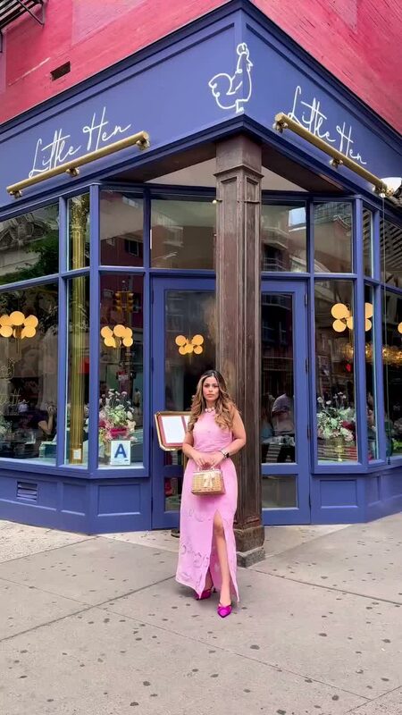 Roopsi Bansal at brunch at Little Hen NYC