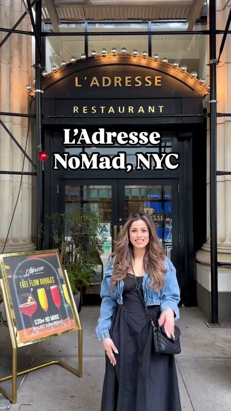 Roopsi Bansal at L'Adresse NoMad for weekend brunch