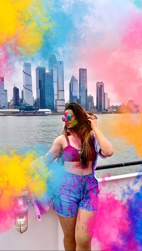 Roopsi Bansal at NYC's Holi Cruise Party with Euphoria Events USA