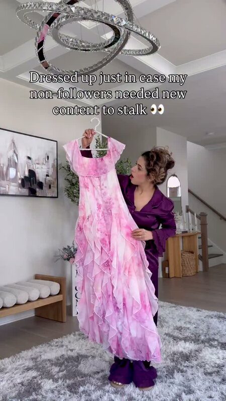 Roopsi Bansal in a cute dress from Jardin Vue