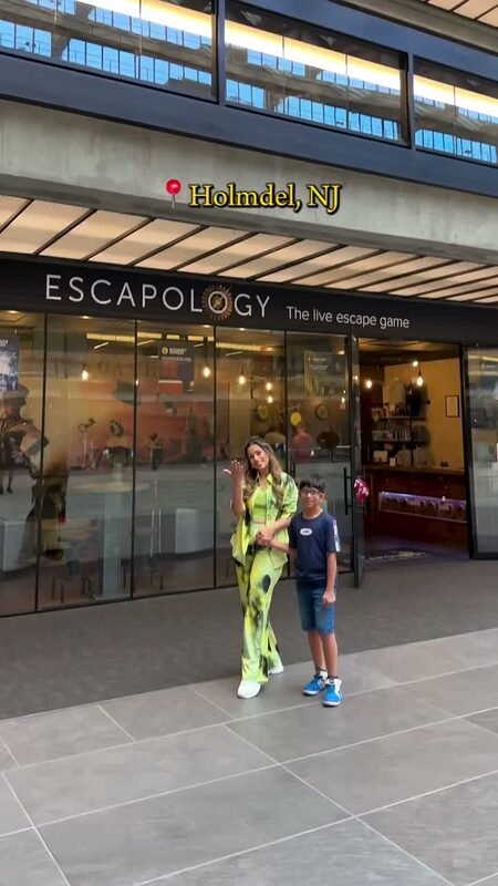 Roopsi Bansal on a team escape room adventure at Escapology in Holmdel, New Jersey