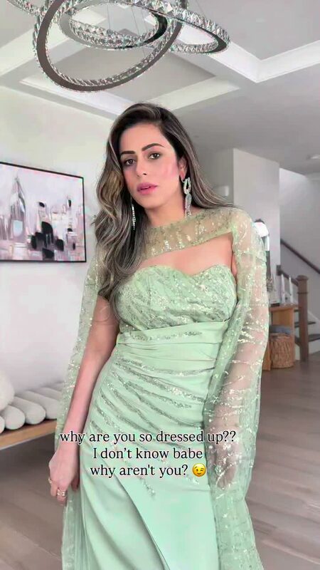 Roopsi Bansal in a glam dress