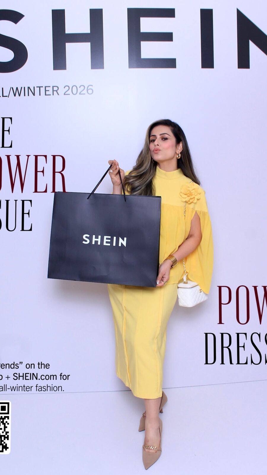 Roopsi Bansal at the SHEIN Fall/Winter showcase