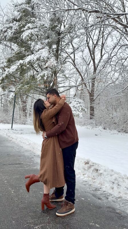 Roopsi Bansal with her husband, still her forever crush