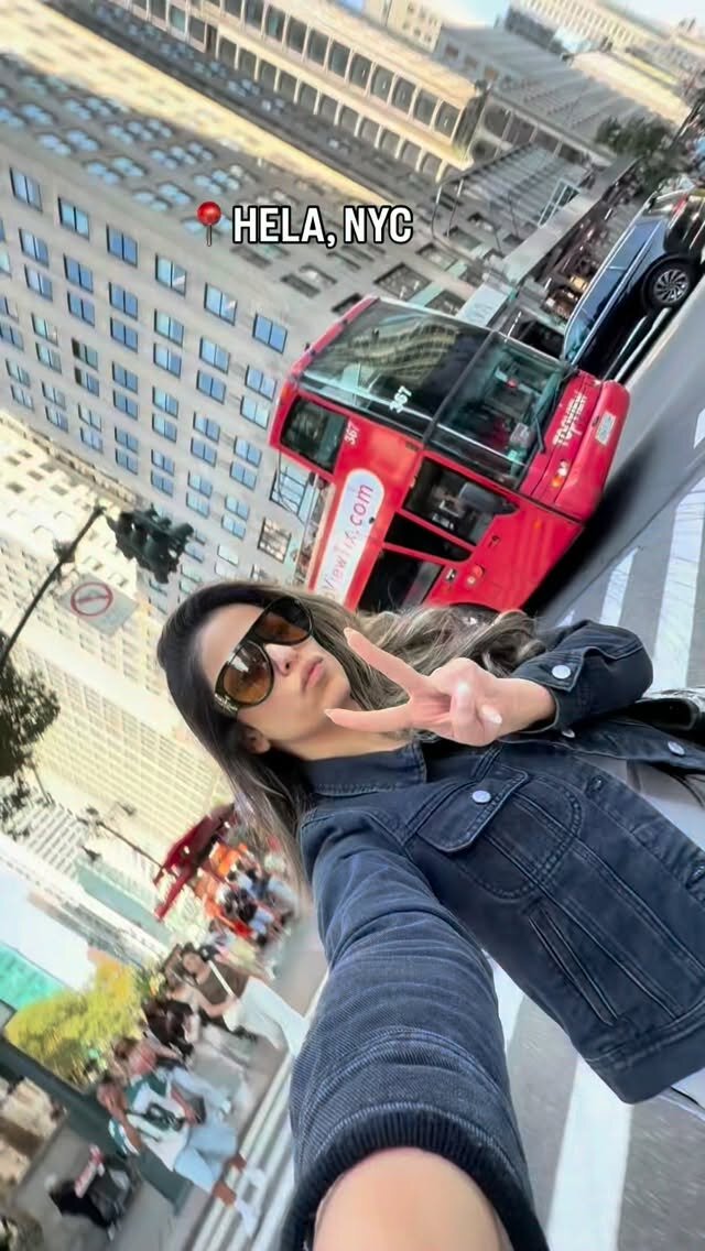 Roopsi Bansal on a Manhattan street outside Hela, NYC
