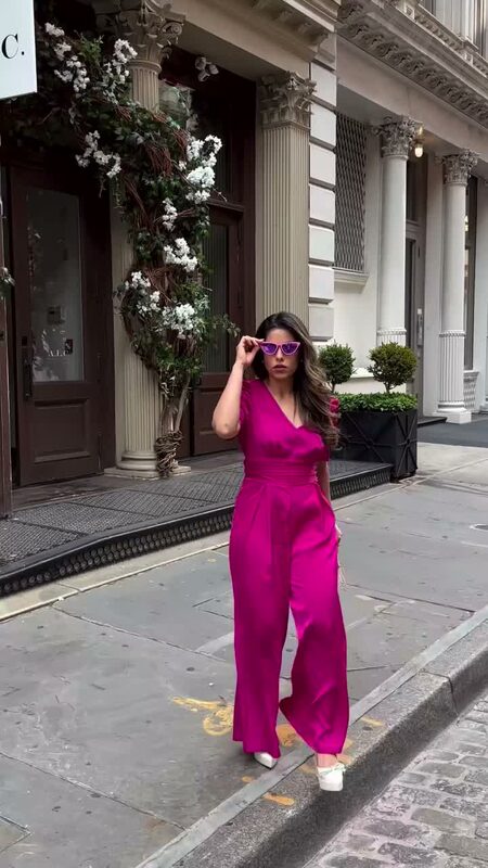 Roopsi Bansal in a jumpsuit from Ador Fashion