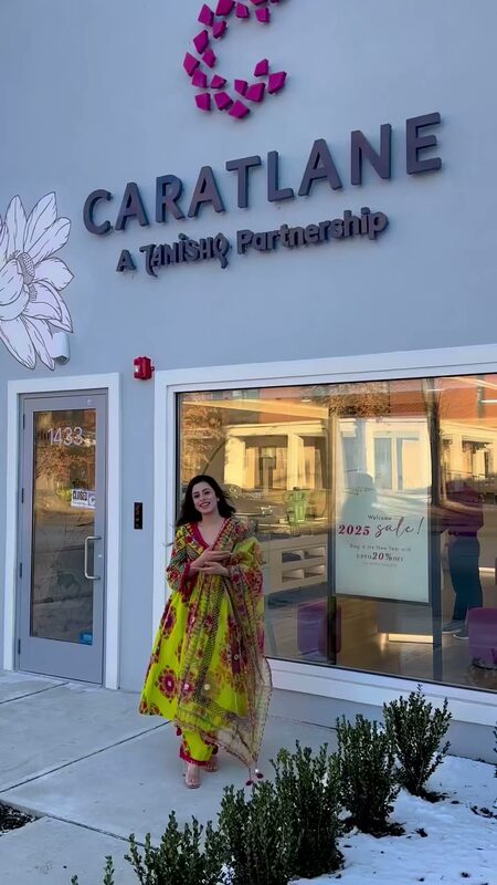 Roopsi Bansal exploring CaratLane's first global store in Edison, New Jersey