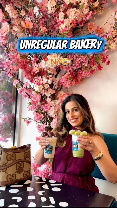 Roopsi Bansal at Unregular Bakery, an Italian vegan bakery in NYC