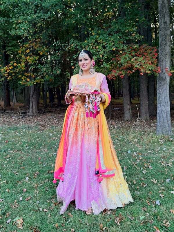 Roopsi Bansal celebrating Karwa Chauth 2025 in Indya