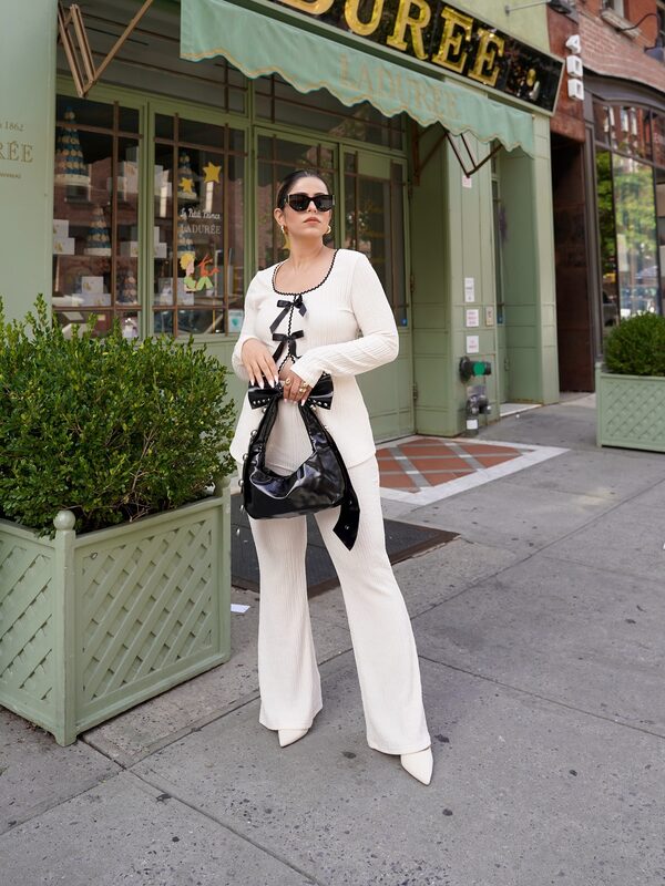 Roopsi Bansal in heels from Cosy Island, kicking off the week