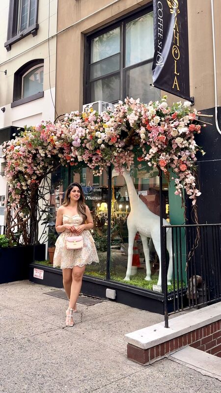 Roopsi Bansal at Sahola Coffee in New York City