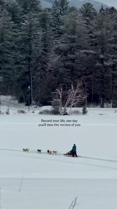 Roopsi Bansal on a winter drive through Lake Placid, NY