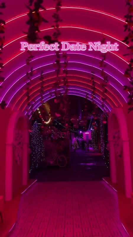 Roopsi Bansal at the all-pink pier experience at Watermark NY
