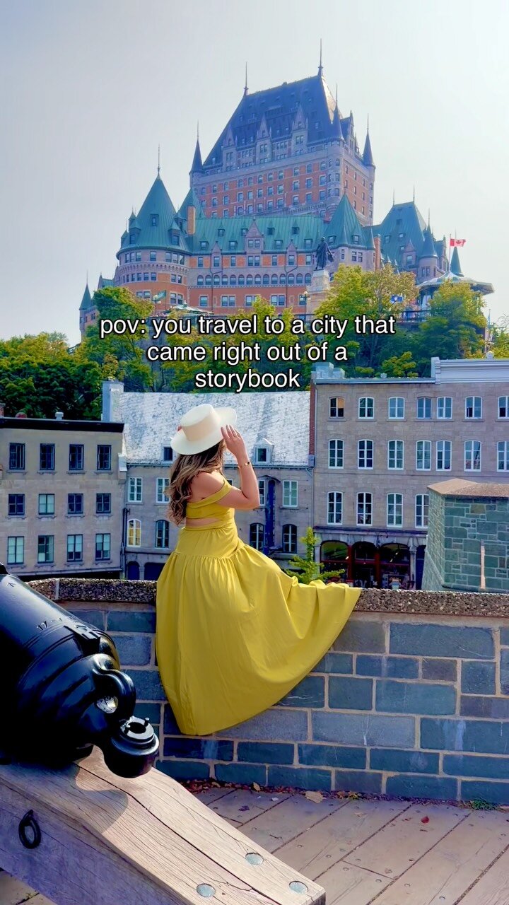 Roopsi Bansal in Quebec City, Canada, giving fairytale vibes