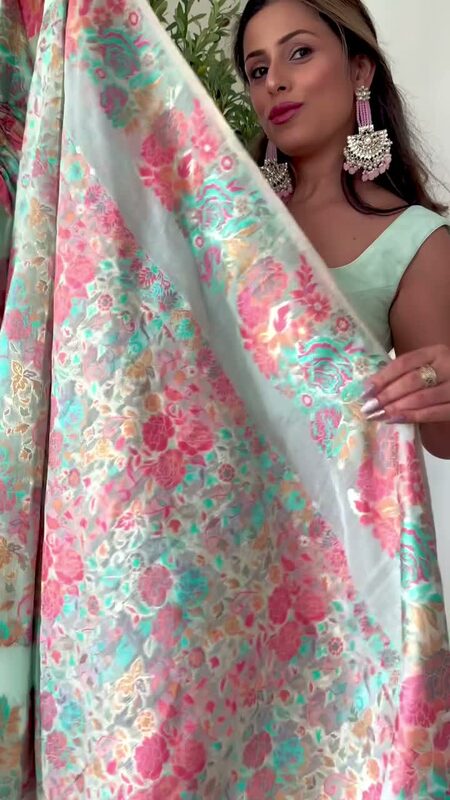 Roopsi Bansal draping a saree with The One Minute Saree