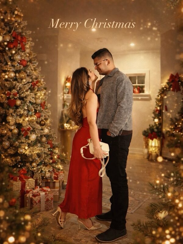 Roopsi Bansal celebrating Christmas Day