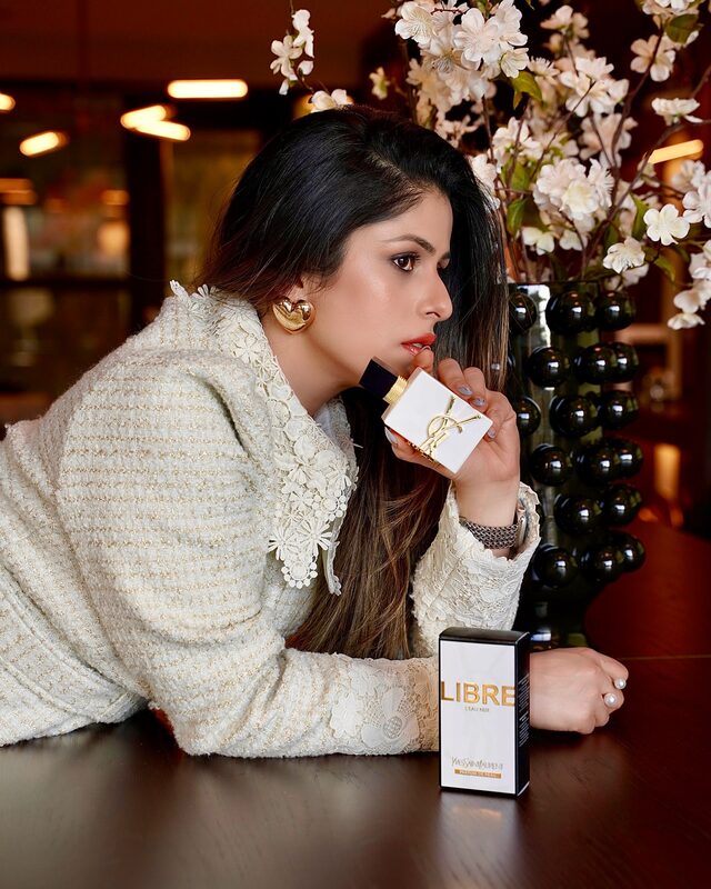 Roopsi Bansal with YSL Beauty's newest citrus-and-floral fragrance