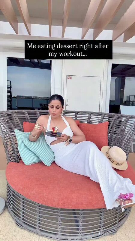 Roopsi Bansal balancing fitness and dessert