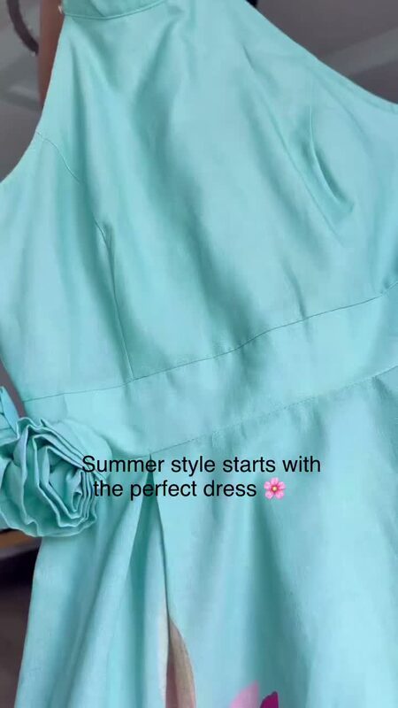 Roopsi Bansal in a summer dress