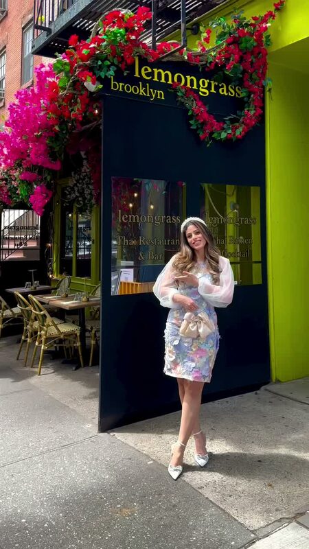 Roopsi Bansal at a Thai restaurant in Brooklyn