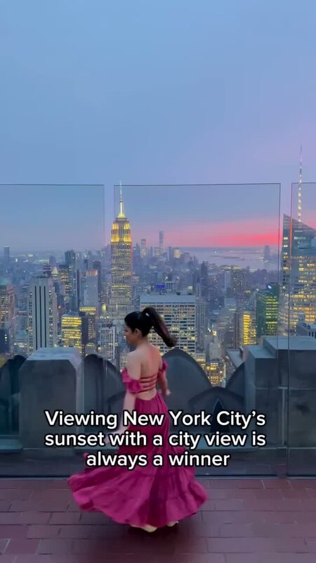 Roopsi Bansal at Top of the Rock in NYC