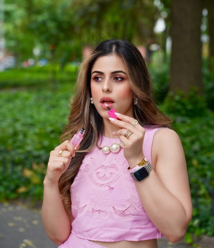 Roopsi Bansal with Disco Balm from Valentino Beauty