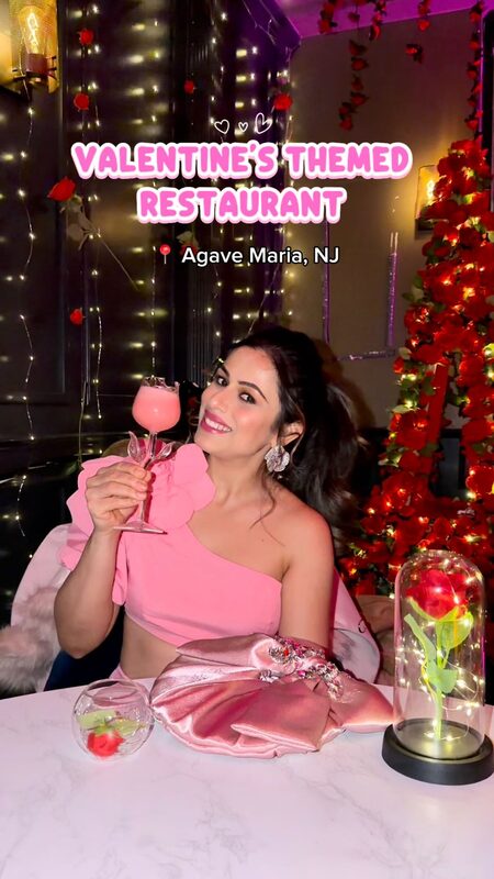 Roopsi Bansal at a Valentine-themed evening at Agave Maria